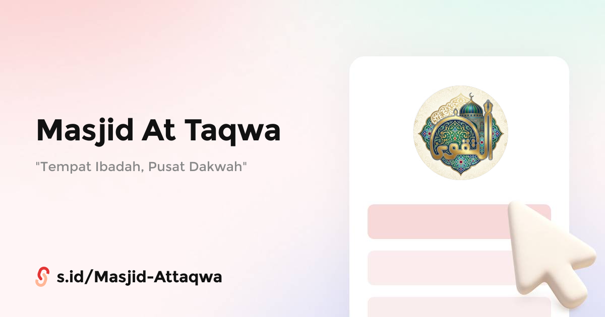 Masjid At Taqwa Cirompang: Tempat Ibadah yang Menghidupkan Jiwa di Tengah Kota Cilacap